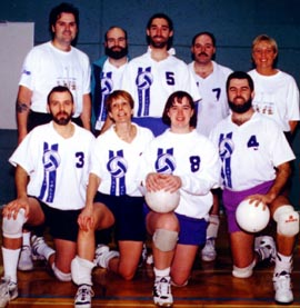 quipe 1-976-volley  la ligue LIVE saison 1996-1997
